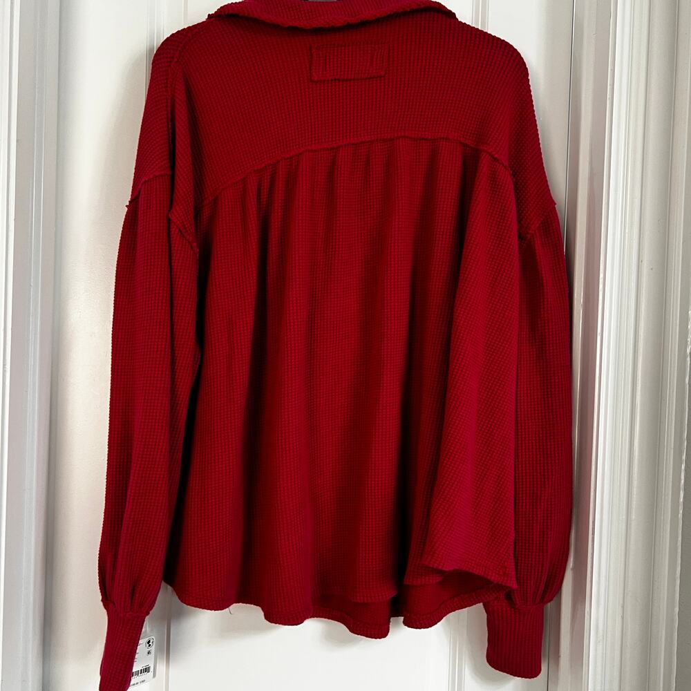 We The Free Queen Of Hearts Thermal | Retro Red | Size M - Picture 6 of 7
